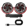 Foldable Car USB Fan 360 Rotating Steering Wheel Cooling Fan For Powerful Airflow 9
