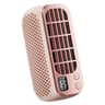 Portable Bladeless Fan USB Rechargeable Digital Display Mini Night Light Cooling Fan 13