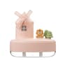 Wireless Mini Desktop Humidifier With Dual Mist LED Light Music Box And Windmill Design 11
