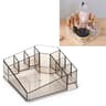 Transparent Makeup Organizer Cosmetic Storage Box With Adjustable Compartments Dustproof Lipstick V 4