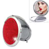 Dabond Compact Makeup Mirror Diamond Metal Portable Makeup Mirror Double Sided Folding Round Mirror 7