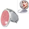 Dabond Compact Makeup Mirror Diamond Metal Portable Makeup Mirror Double Sided Folding Round Mirror 8