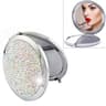Dabond Compact Makeup Mirror Diamond Metal Portable Makeup Mirror Double Sided Folding Round Mirror 11