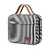 Large Capacity Travel Makeup Bag Multi Compartment Cosmetic Organizer Canvas Storage Case 5