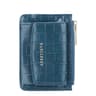 Crocodile Pattern Card Holder Wallet With Zipper Coin Purse Compact PU Leather Wallet 7