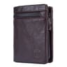 Large Capacity Genuine Leather Wallet RFID Blocking Bifold Card Holder Wallet With Zipper Coin Pock 11