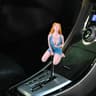 Universal Aluminum Gear Shift Knob For Manual  Automatic Cars With 3 Rubber Adapters 6