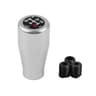 Universal 5 Speed Shift Knob Aluminum Manual Gear Shift Knob For Most Cars 6
