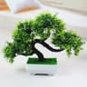 Artificial Bonsai Tree Desktop Plant Decor Mini Fake Potted Pine For Home  Office 5