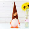 Pumpkin Maple Leaf Halloween Gnome Decoration Standing Doll For Thanksgiving  Fall Home Decor 6