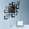 Modern Acrylic Mirror Wall Clock DIY 3D Decorative Wall Sticker For Living Room  Office 3