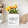 10 In 1 Artificial Tulip Bouquet With Paper Bag Decorative Floral Arrangement For Home  Gift Displa 7