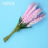 Artificial Lavender Flowers 10PCS Mini Lavender Stems For DIY Wreath Supplies Wedding  Home Decorat 4