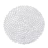 Round PVC Placemat Heat Resistant Decorative Table Mat For Dining Table 4