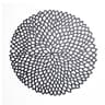 Round PVC Placemat Heat Resistant Decorative Table Mat For Dining Table 6