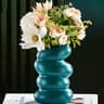 Modern Spiral Flower Vase Decorative Plastic Vase For Wet  Dry Flower Arrangements 5
