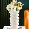 Nordic Spiral Decorative Flower Vase For Fresh  Dried Flowers Modern Plastic Home Decor 4