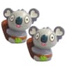 2PCS Koala Squishy Toy Slow Rising Stress Relief Decompression Fidget Squeeze Set 5