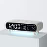 LED Digital Alarm Clock With Night Light Dual Alarm USB Output  Temperature Display 7