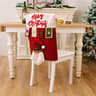 3D Christmas Chair Cover Festive Cartoon Doll Chair Back Decoration 5