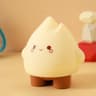 Cute Flame Night Light Rechargeable Silicone Dimmable Bedside Lamp 7