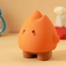 Cute Flame Night Light Rechargeable Silicone Dimmable Bedside Lamp 9