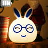 Cute Rabbit Night Light For Kids With Color Changing Light And Touch Pat Sensor 15