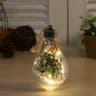 2PCS LED Christmas Ornaments Transparent LightUp Christmas Tree Hanging Decorations 8