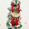 Golden Velvet Christmas Curtain Tieback Fairy Christmas Door Hanging Decoration 5