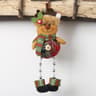 Plaid Christmas Doll Ornament Hanging Fabric Pendant For Festive Window And Holiday Decor 6