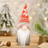 Snowflake Knitted Christmas Gnome Doll For Tabletop Holiday Decoration 6