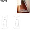 Adjustable Clear Acrylic Furniture Wall Spacer And Couch Stopper For Sofas And Beds 8