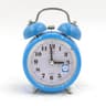 Silent Metal Alarm Clock With Night Light NonTicking Bedside Clock 4