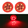 2 PCS Magnetic Car Door Warning Lights With Red Strobe And White Courtesy Light 11