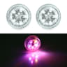 2 PCS Magnetic Car Door Warning Lights With Red Strobe And White Courtesy Light 12
