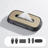 2in1 Car Tissue Box With Temporary Parking Phone Number Card And Leather Holder 13