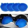 4PCS Silicone Car Cup Holder Coasters With Handle AntiSlip Car Coasters For Cleaner Quieter Drives 7