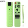 4PCS LG MR25GA Magic Remote Case Soft Silicone Shockproof Covers With Mini Straps 10