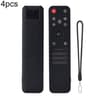 4PCS LG MR25GA Magic Remote Case Soft Silicone Shockproof Covers With Mini Straps 9