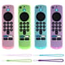 4PCS Fire TV Stick 4K 2025 Remote Case Soft Silicone Covers With Mini Straps 13