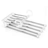 5-In-1 Stainless Steel Multi-Functional Pants Rack Hanger White