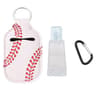 Durable hand sanitizer keychain holder with bottle pouch