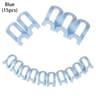 Closet Clothing Hanger Magic Hooks (15 pcs) Blue ( Pack  of 15)